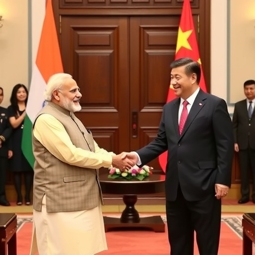 莫迪與習近平的歷史性會面