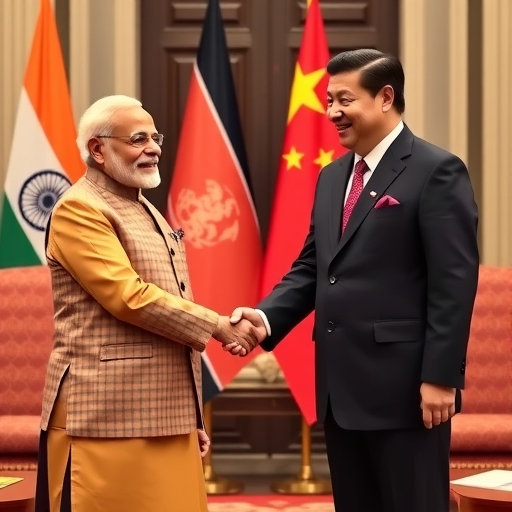 莫迪與習近平的歷史性會面