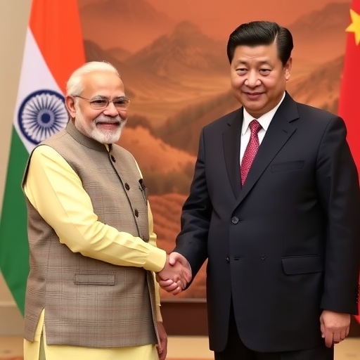 莫迪與習近平的歷史性會面