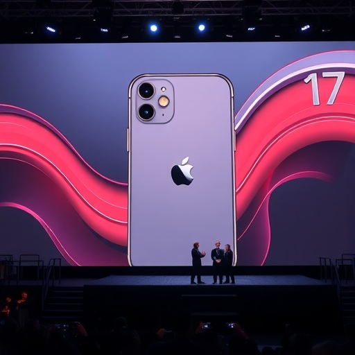 iPhone 17 螢幕展示