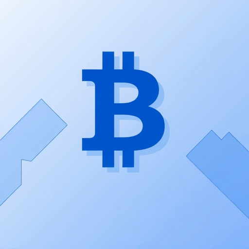 Coinbase標誌與金融圖表的插圖