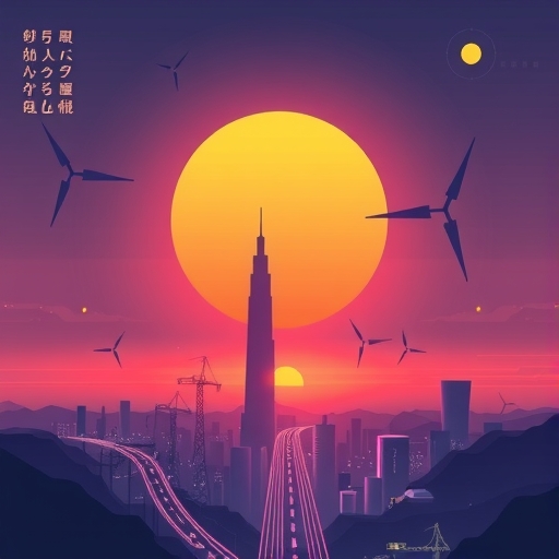 台灣能源十字路口的插圖