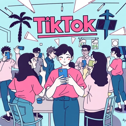 TikTok內容創作者適應新政策的插圖