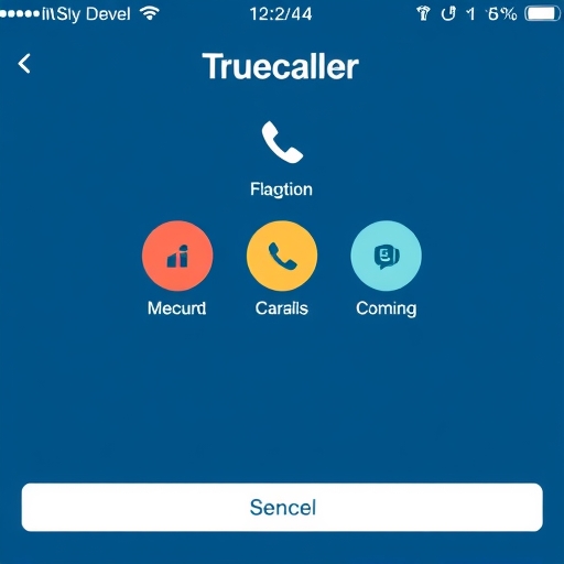 Truecaller介面示意圖