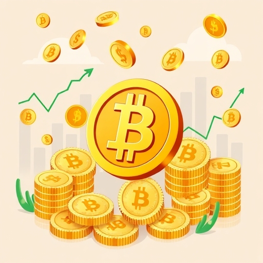 企業投資加密貨幣的插圖