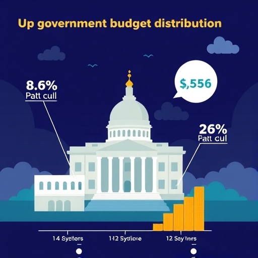 政府預算分配的插圖