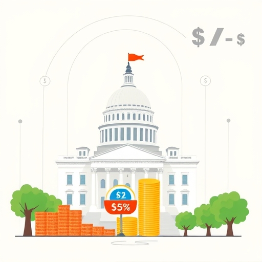 政府預算分配的插圖