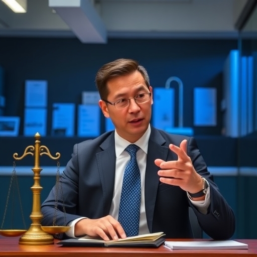 一位律師正在討論加密貨幣監管