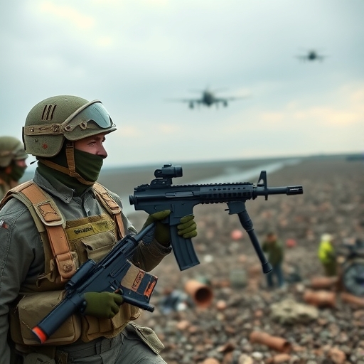 現代軍事科技裝備展示