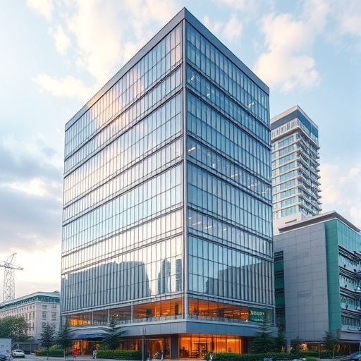 台灣現代化辦公樓外觀