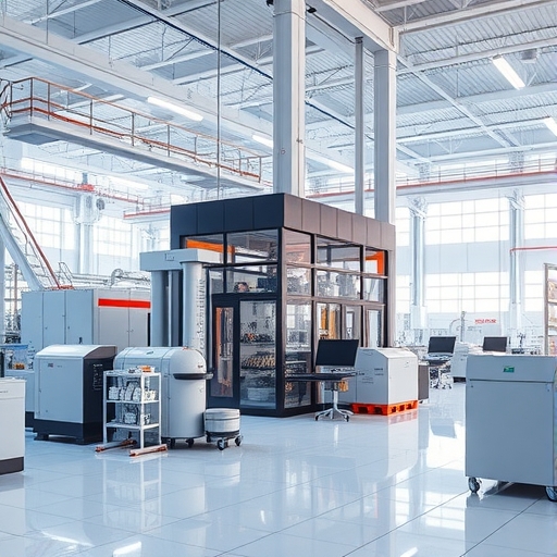 一座現代化的半導體工廠