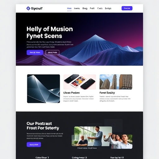 現代網站設計展示