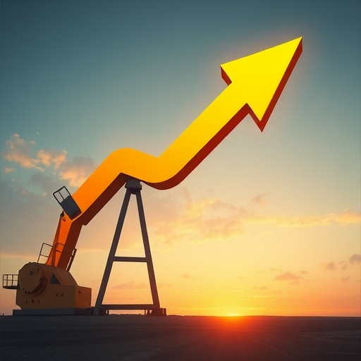 油價上漲箭頭