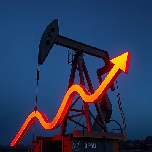油價上漲箭頭