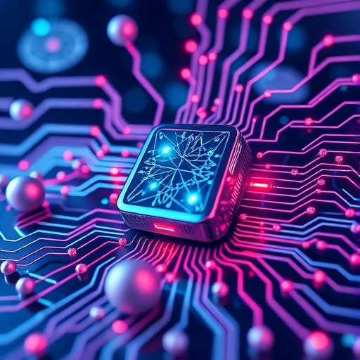 量子電腦的概念圖