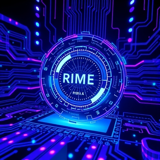 量子運算技術示意圖