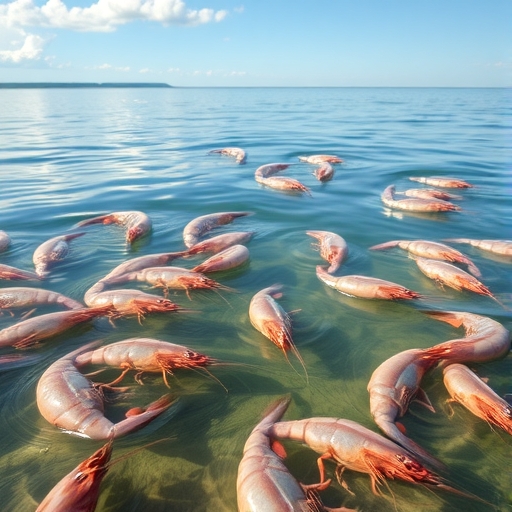 美國蝦業養殖場景