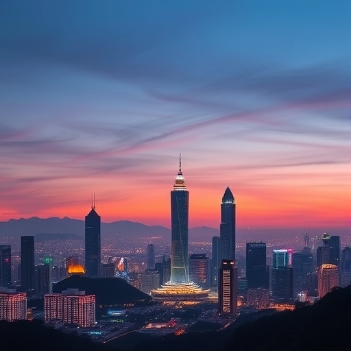 台南市的天際線