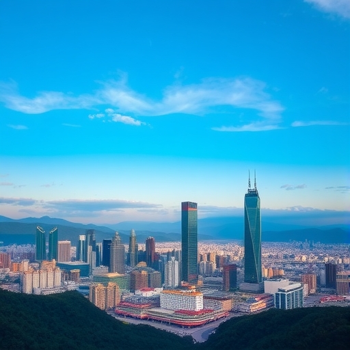 台南市的天際線