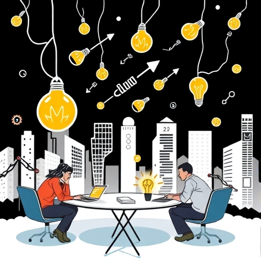 一位男子正在街頭交易股票