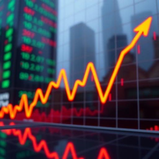 一位男子正在街頭交易股票