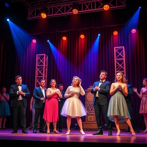 華麗的演唱會現場