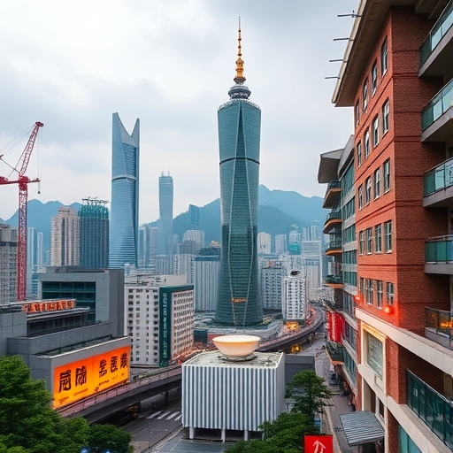 國際新創基地的建設現場