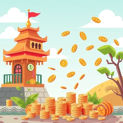 比特幣與穩定幣的財富轉移概念插圖