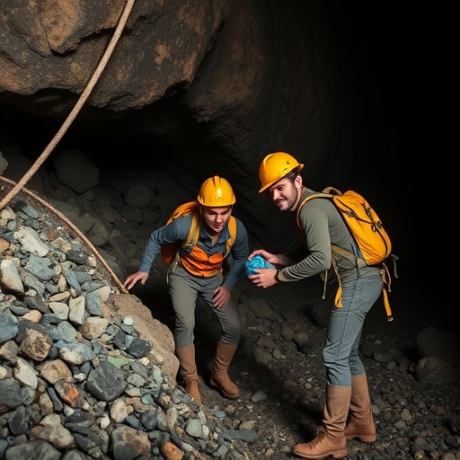 年輕背包客在澳洲礦場工作