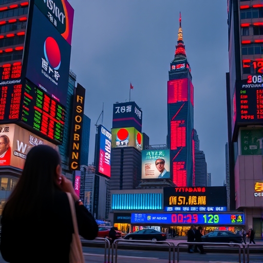 一張顯示台灣股市上升的圖表