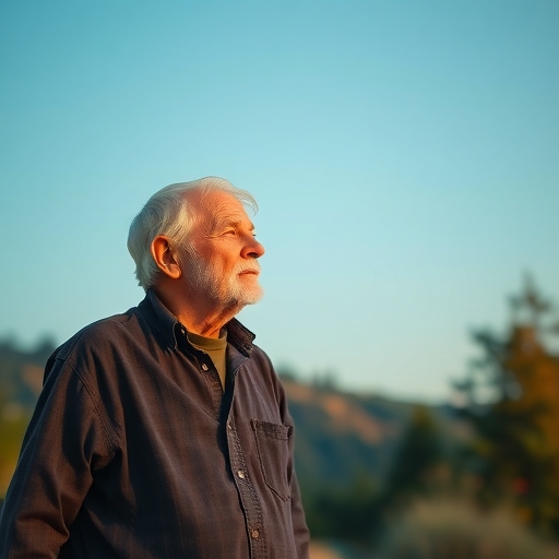 年長男子在豪華生活中感到壓力