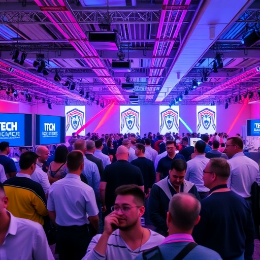 充滿活力的科技會議氛圍