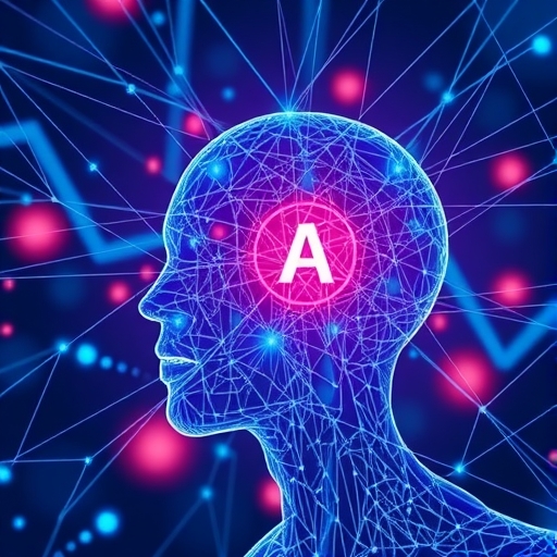 人工智慧與區塊鏈融合的概念圖