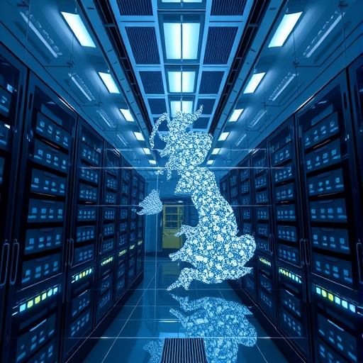 在英國建設中的AI資料中心