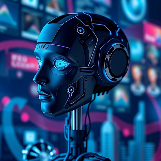 AI 技術與廣告整合的圖像