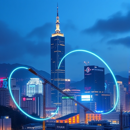 一位男子正在街頭交易股票