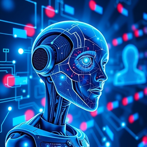 AI技術轉型經濟的視覺化圖像