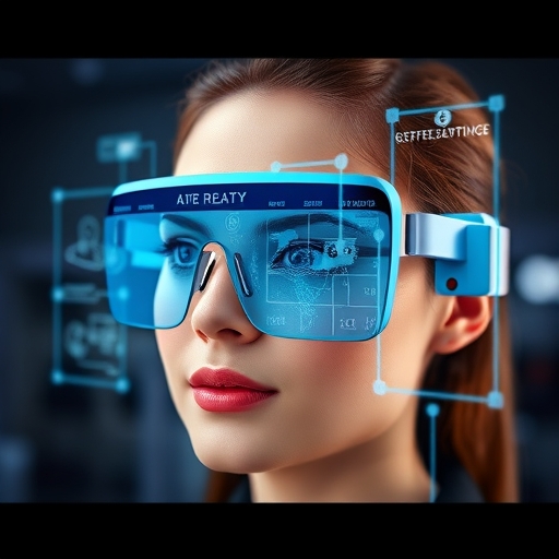 AR眼鏡的虛擬疊加功能展示