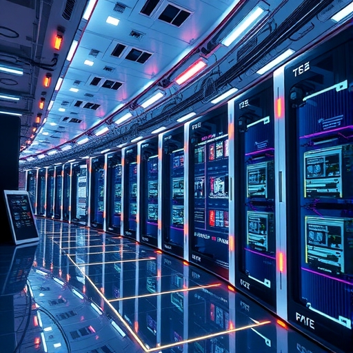 一個未來感的AI資料中心