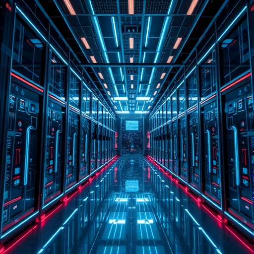 一個未來感的AI資料中心