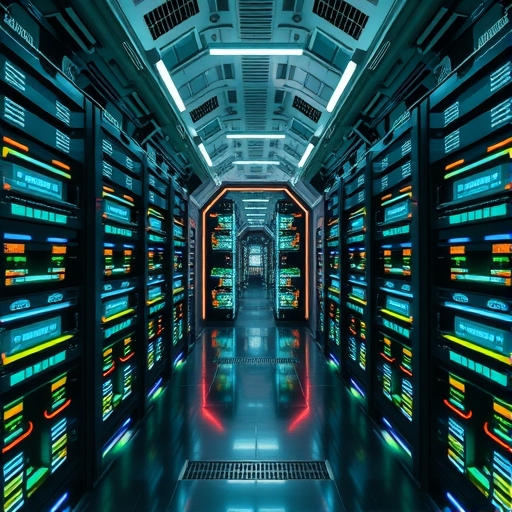 一個未來感的AI資料中心