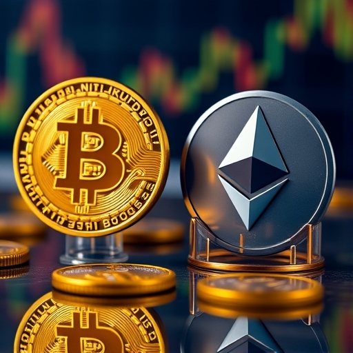 比特幣與以太幣在市場上的表現