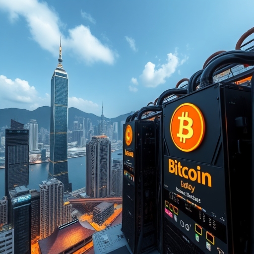 高效能礦機在運行中