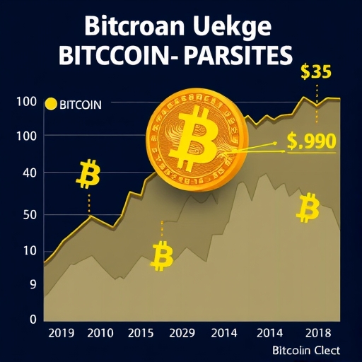 比特幣價格飆升圖表