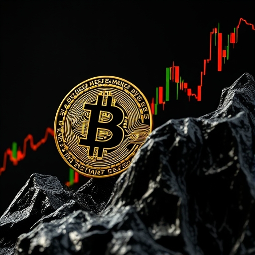 比特幣價格急漲，形成頭肩底形態的技術圖表