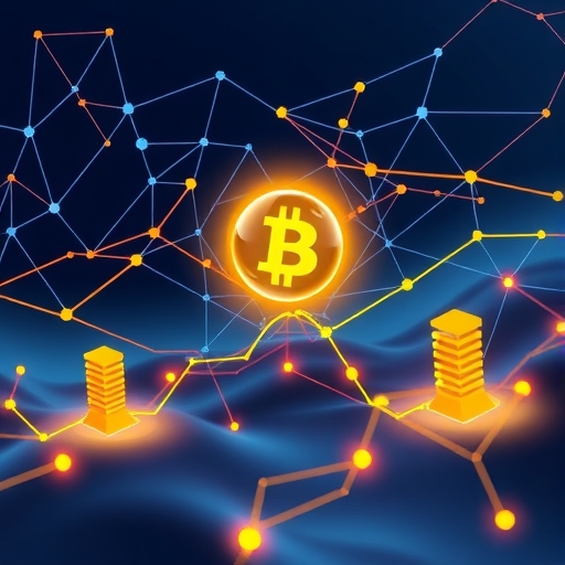 區塊鏈預測市場的概念圖示