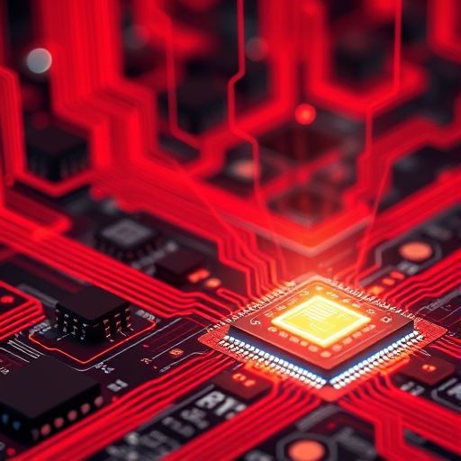 博通的人工智慧晶片正在運作中