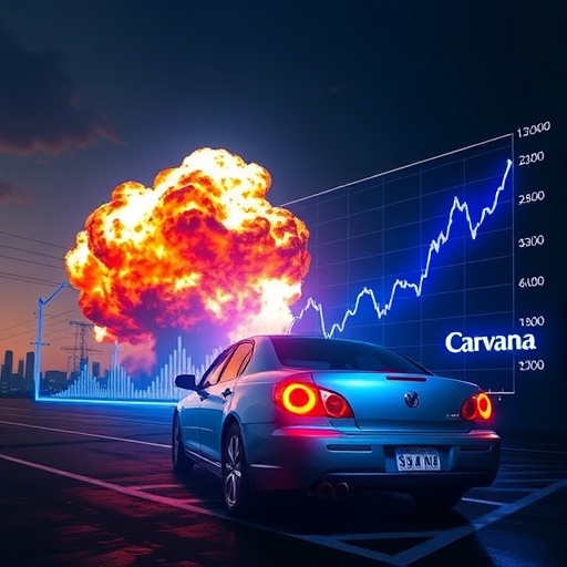 Carvana 股價圖表爆發