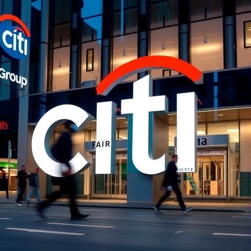 花旗集團的財務報告圖表