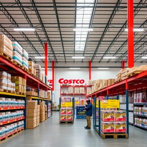 Costco店內部景象